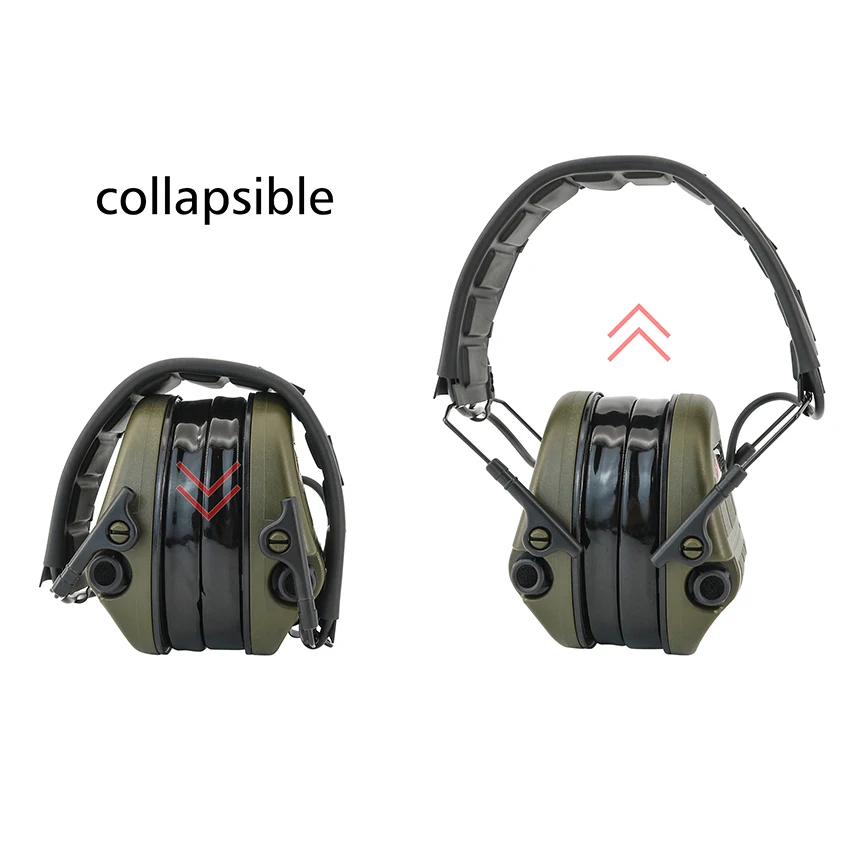 TAC-SKY Headset IPSC SORDINULTRA taktis baru headphone berburu pengurang kebisingan headphone menembak Airsoft dengan bantalan telinga Gel