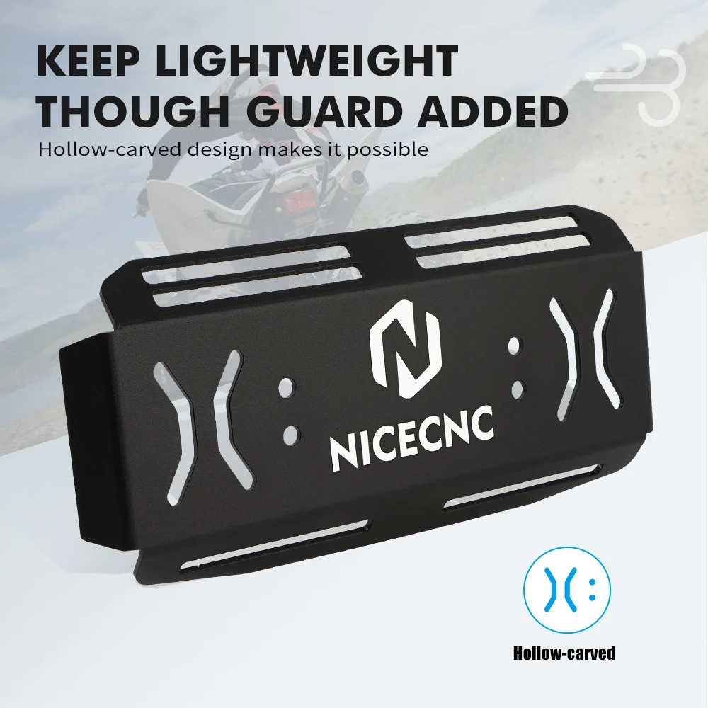 NICECNC For Yamaha Raptor 700 700R 2006-2026 Rear Bumper Bash Guard Aluminum Recessed Design ATV Accessories