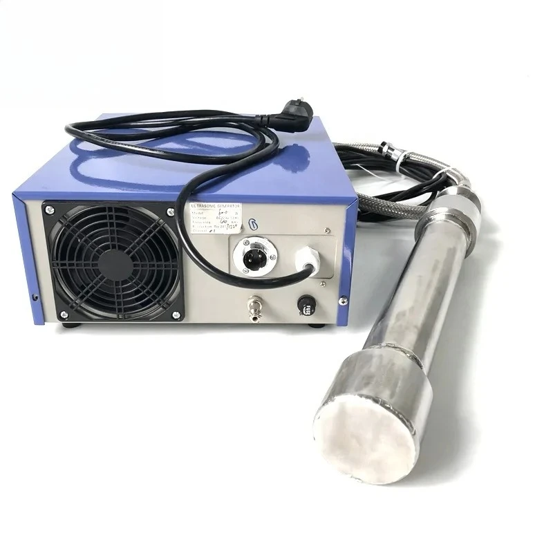 1500W 28Khz/40Khz Small Tubular Ultrasonic Piezoelectric Cleaning Transducer and  Supply Generator