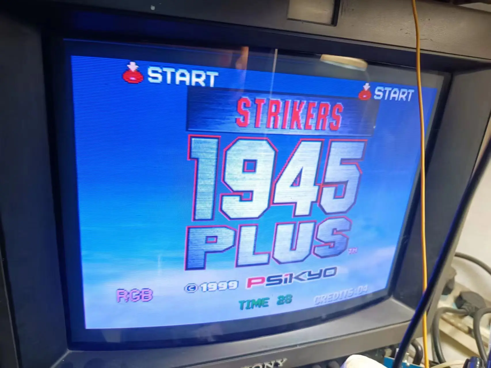 Strikers 1945 Plus MVS NeoGeo JAMMA Arcade Psikyo Copy Conversion Change ROM Chips