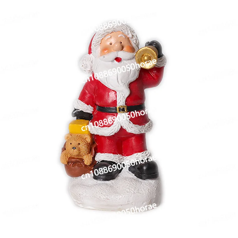 Christmas Promotional Durable Customized Fiberglass Christmas Santa Claus