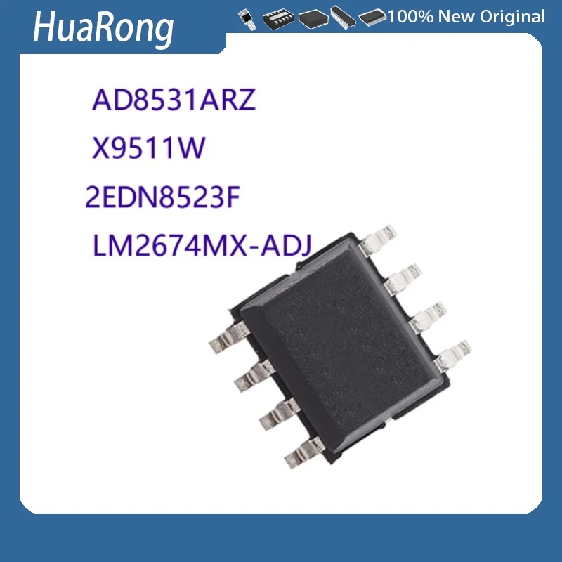 10Pcs/Lot  AD8531ARZ 8531A   X9511W  X9511   2EDN8523F     LM2674MX-ADJ  2674  SOP8