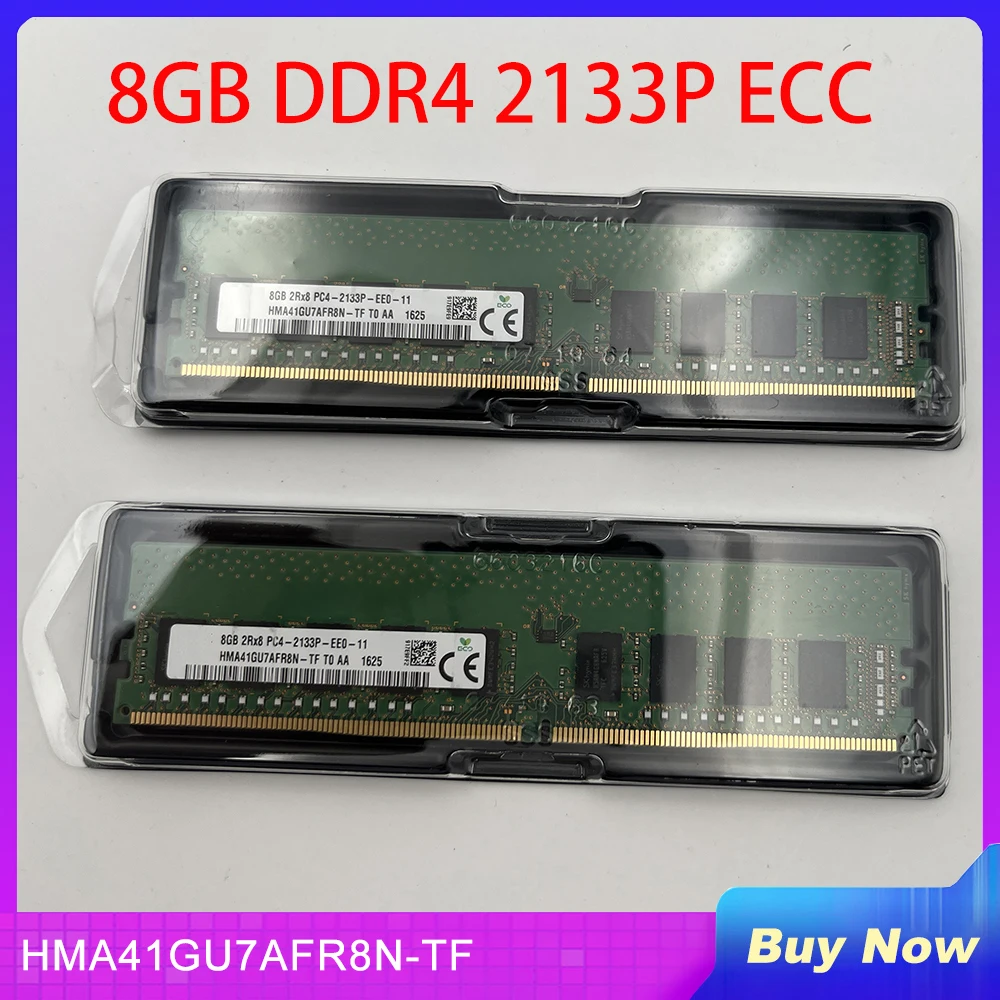 1PCS Server Memory For 8G 8GB DDR4 2133P ECC HMA41GU7AFR8N-TF