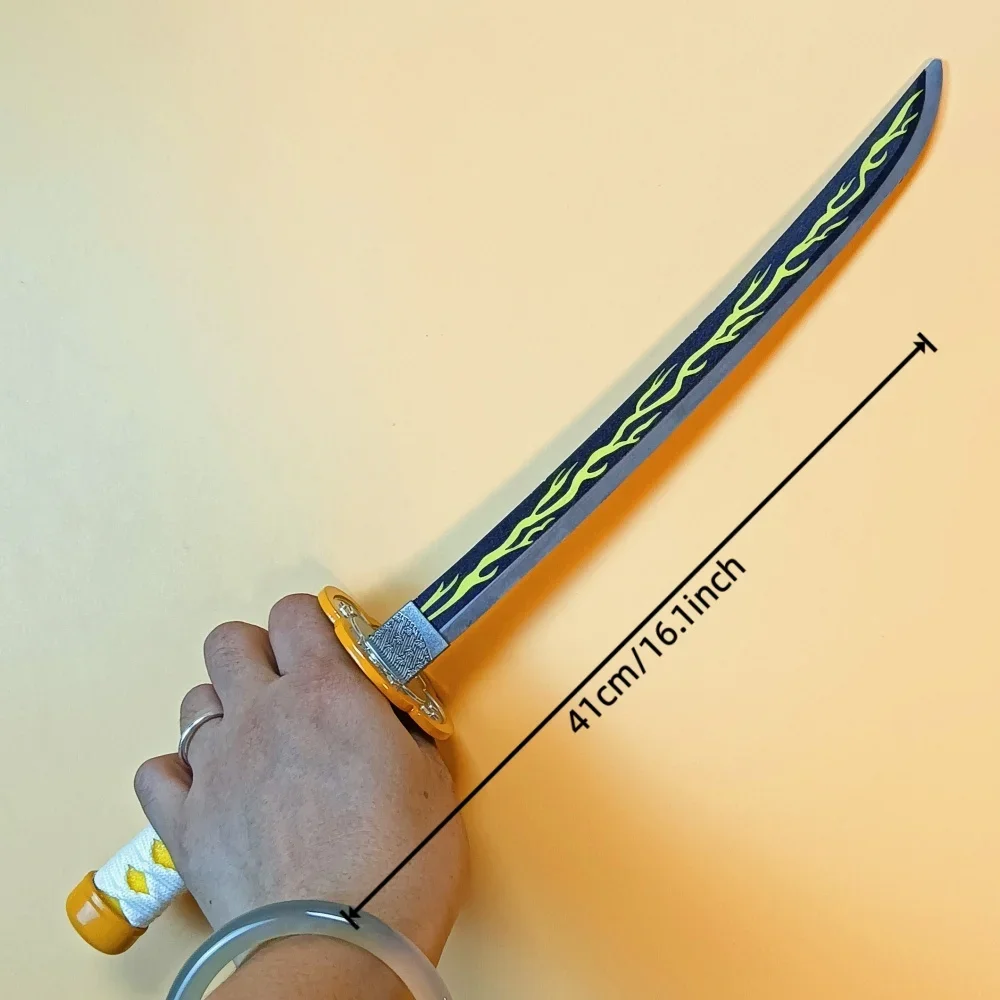 16 pouces 42 cm Katana Anime Cosplay accessoire Ninja couteau samouraï couteau en plastique Ninja sabre épée réel japonais Katana non tranchant jouet cadeau