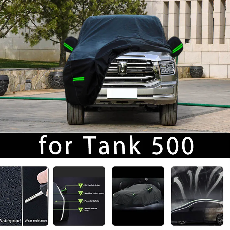 

For Tank500 Outdoor Protection Full Car Covers Snow Cover Sunshade Waterproof Dustproof Exterior Car accessories