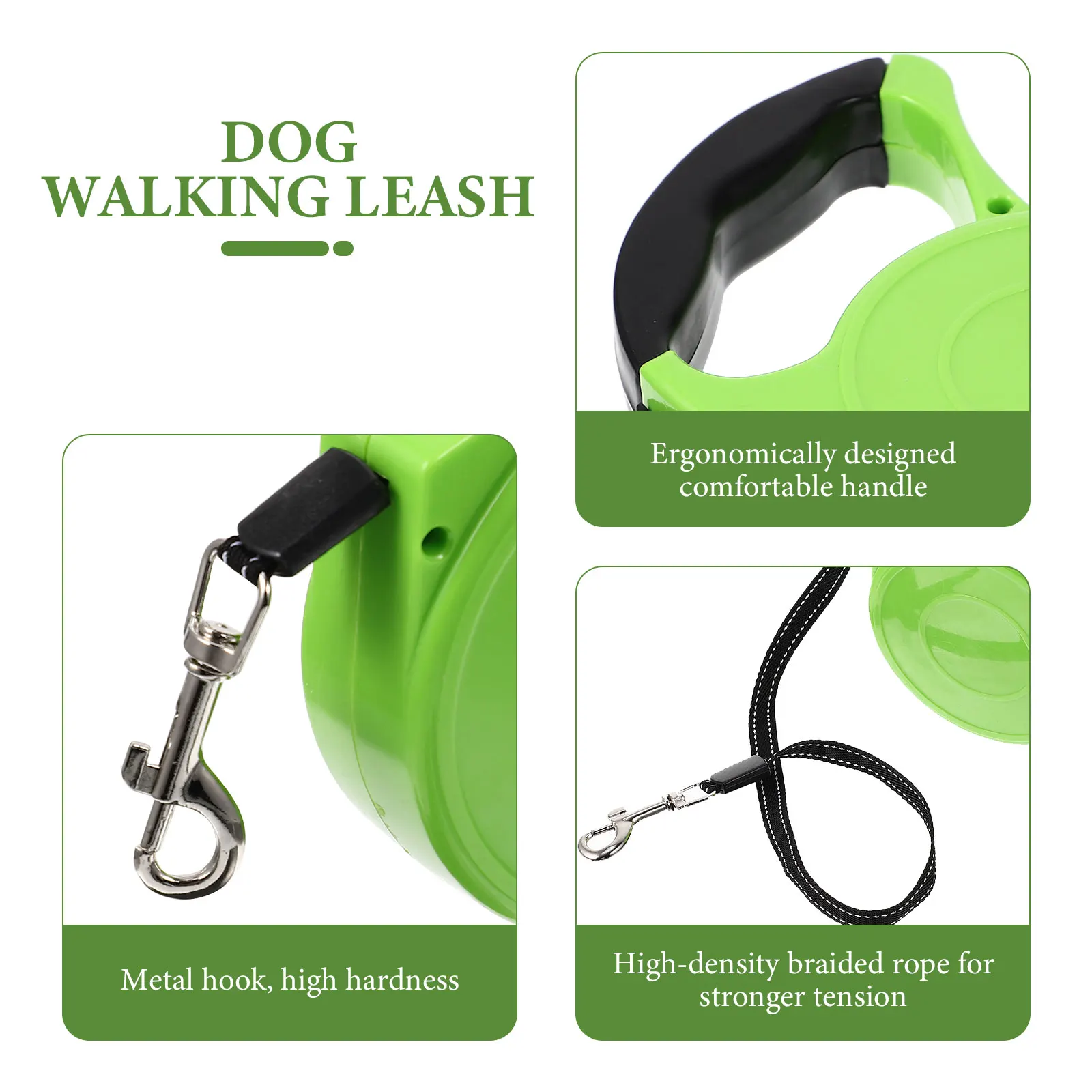 

Ring Automatic Telescopic Traction Rope Large Abs Retractable Dog Leash for Small Dogs