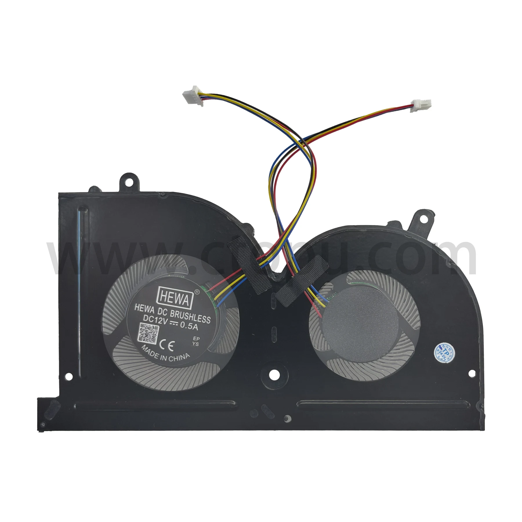 Laptop CPU GPU Cooling Fan BS5005HS-U3I BS5005HS-U3J DC5V 0.5A 4Pin for MSI GS65 GS73 MS-16Q2 16Q2-CPU-CW 16Q2-GPU-CW