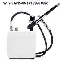 Tattoo stall mini airbrush air pump set colored acrylic painting baking nail art furniture