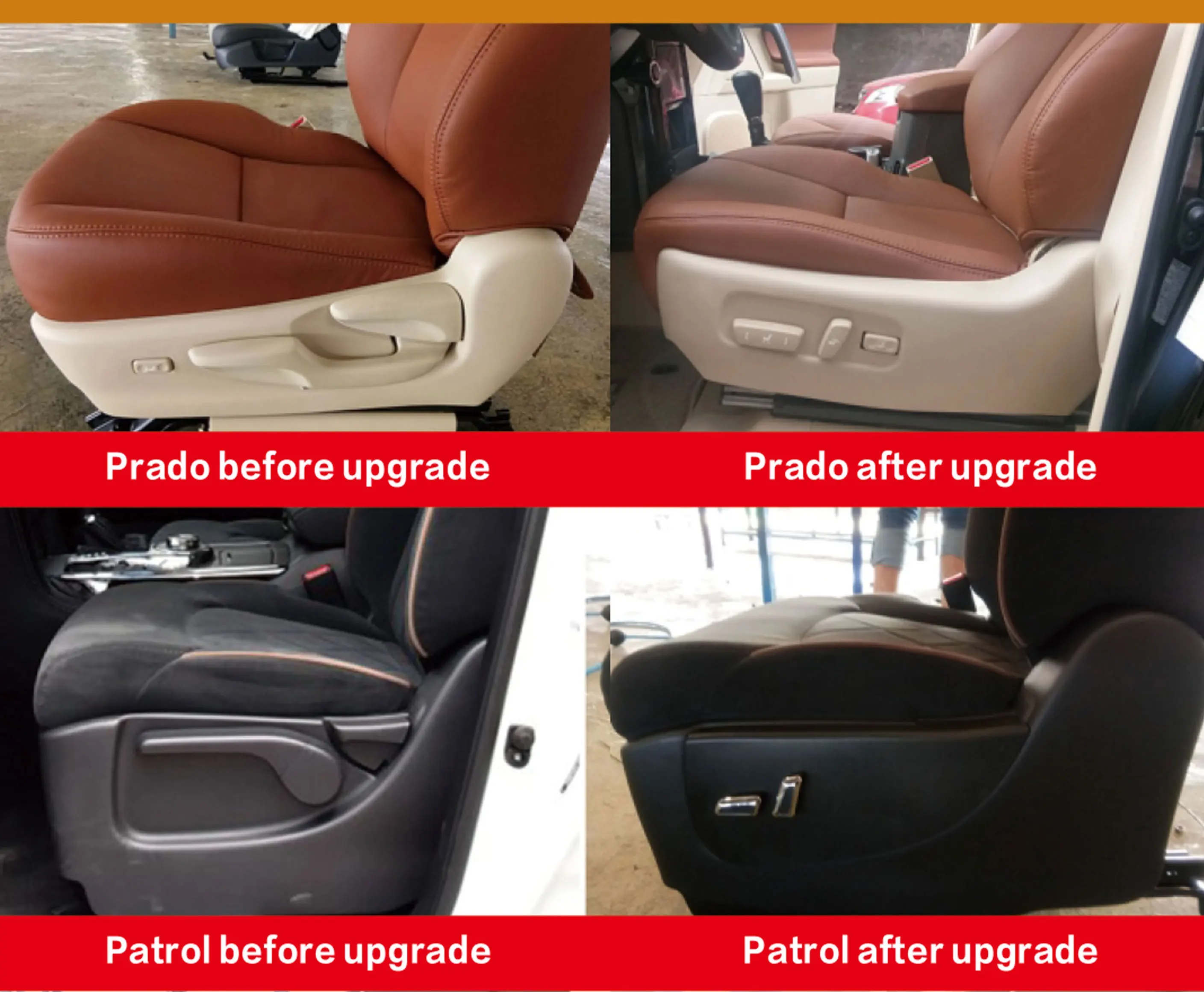Painel ajustável do interruptor do carro, Assento elétrico para veículo, Acessório interior, OEM