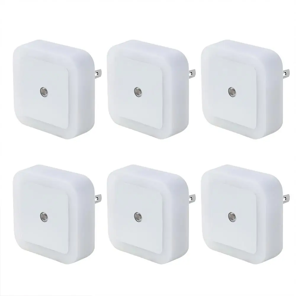 1~7PCS Bedroom Bulb Closet Cabinet Light Sensor Control Night Light 110-240v Square Backlight Living Room Bedroom Lighting