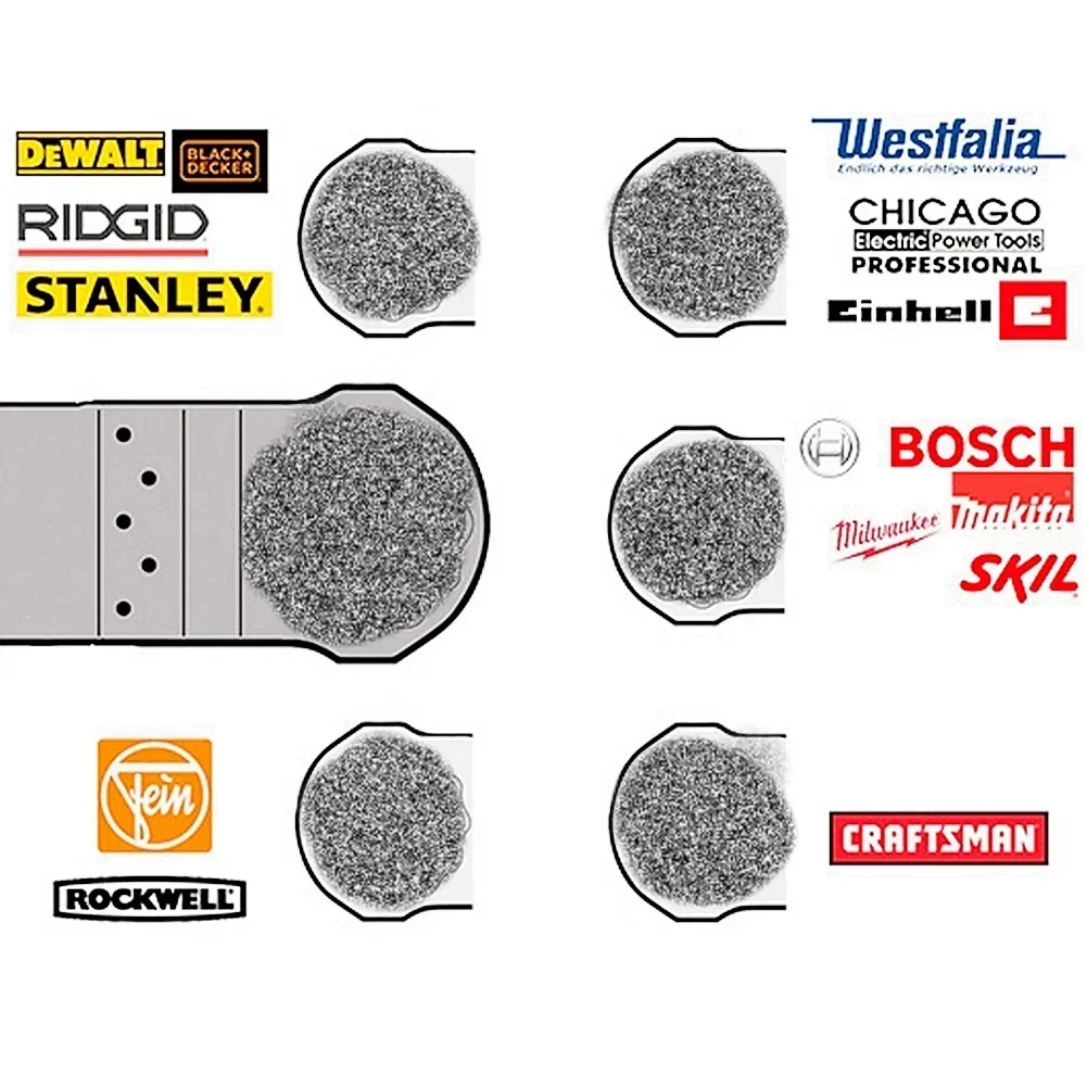 18 pezzi Starlock lame per sega multifunzionali multiutensile lama a cambio rapido per metallo gesso legno plastica ristrutturazione taglio accesso