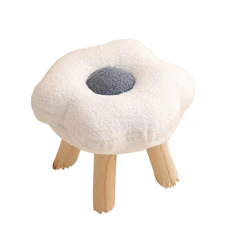 Small round stool Cloud mushroom stool room decoration durable cheap floor low stool baby chair