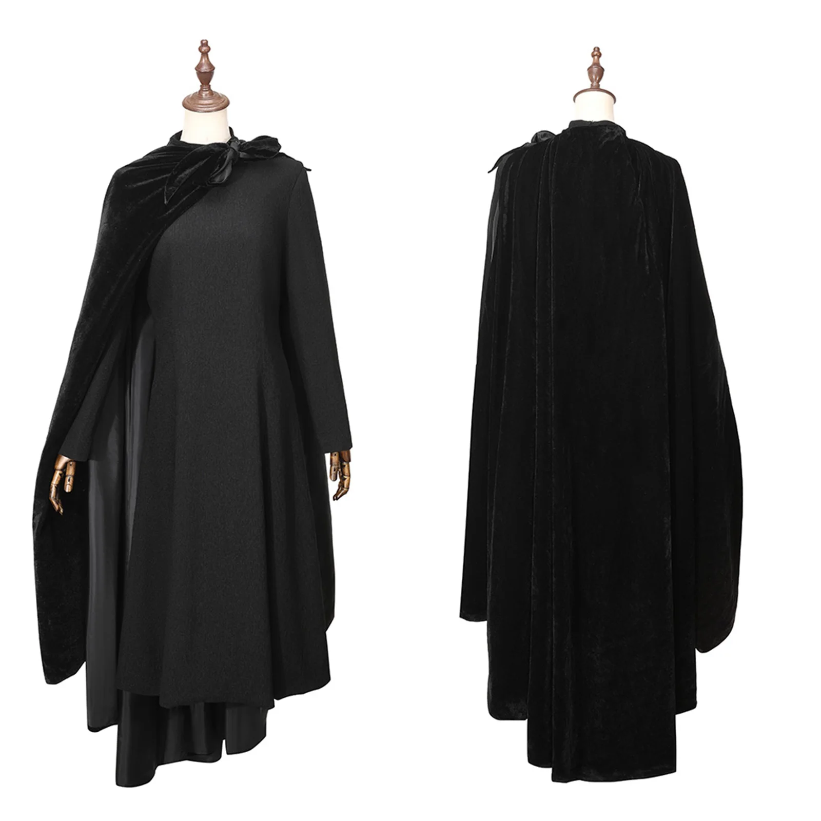 

Movie Musical Elphaba Cosplay Costume Women Cosplay Black Dress Cloak Pointed Hat Set Halloween Party Outfit