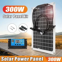 ソーラーパネル用充電器,携帯電話用バッテリー充電器,車,ボート,rv,300w,5v,12v,10-100a