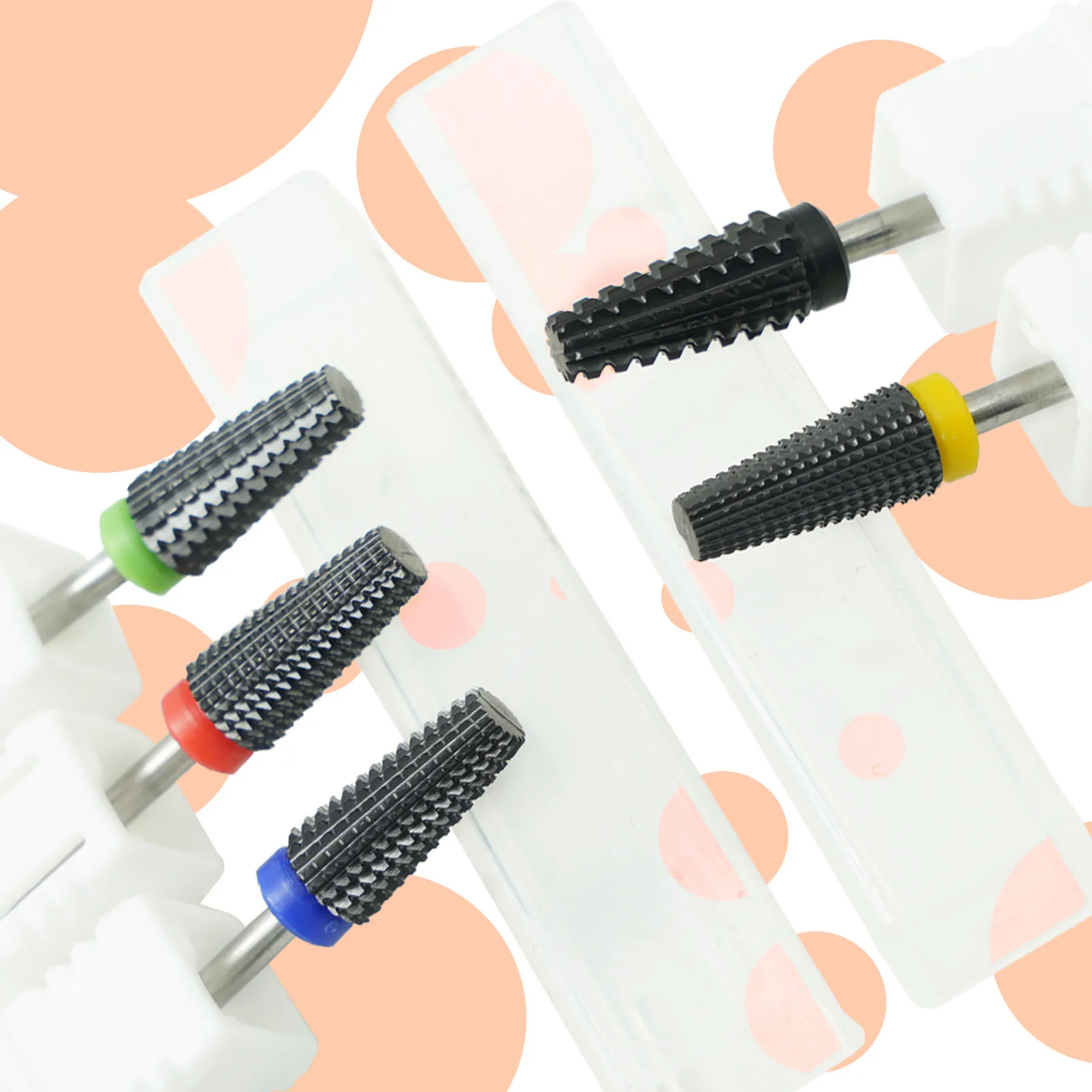 1 قطعة أظافر سيراميك لقمة ثقب الكهربائية مانيكير التدريبات باديكير مطحنة بت آلة الملفات مسمار الفن اكسسوارات إزالة جيل للأظافر أداة