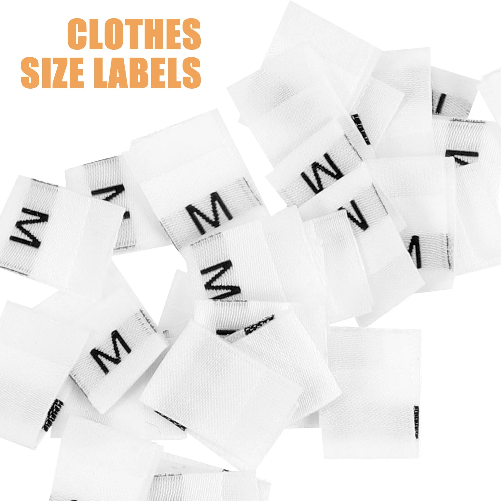 

800 Pcs Cloth Sewing Labels Clothing Size Round Stickers Fabric Clothes Hanger Tags