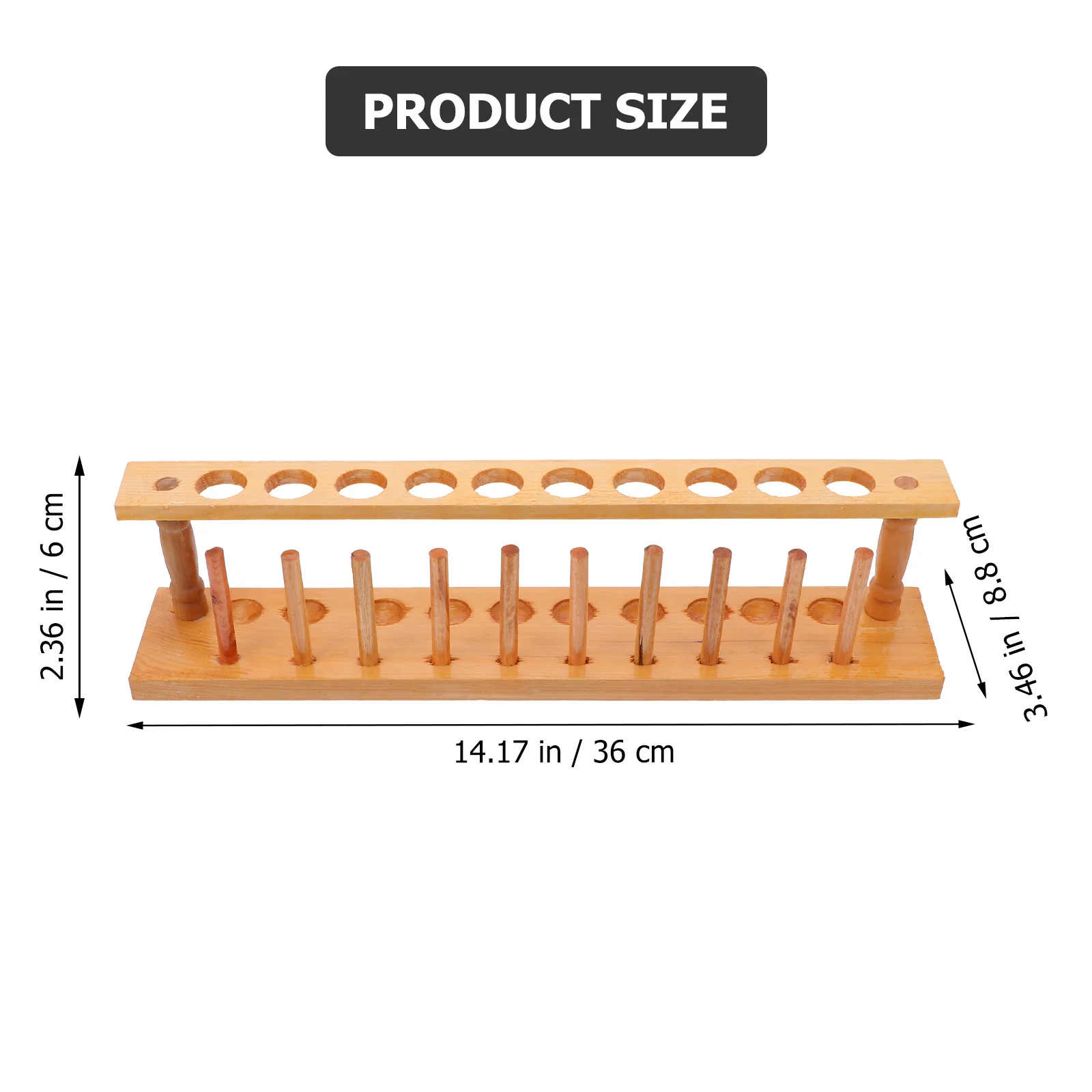 Wood Test Tube Rack Lightweight Durable Portable Laboratory Organizer Stand Test Tube Holder Storage Wood Storage Rack