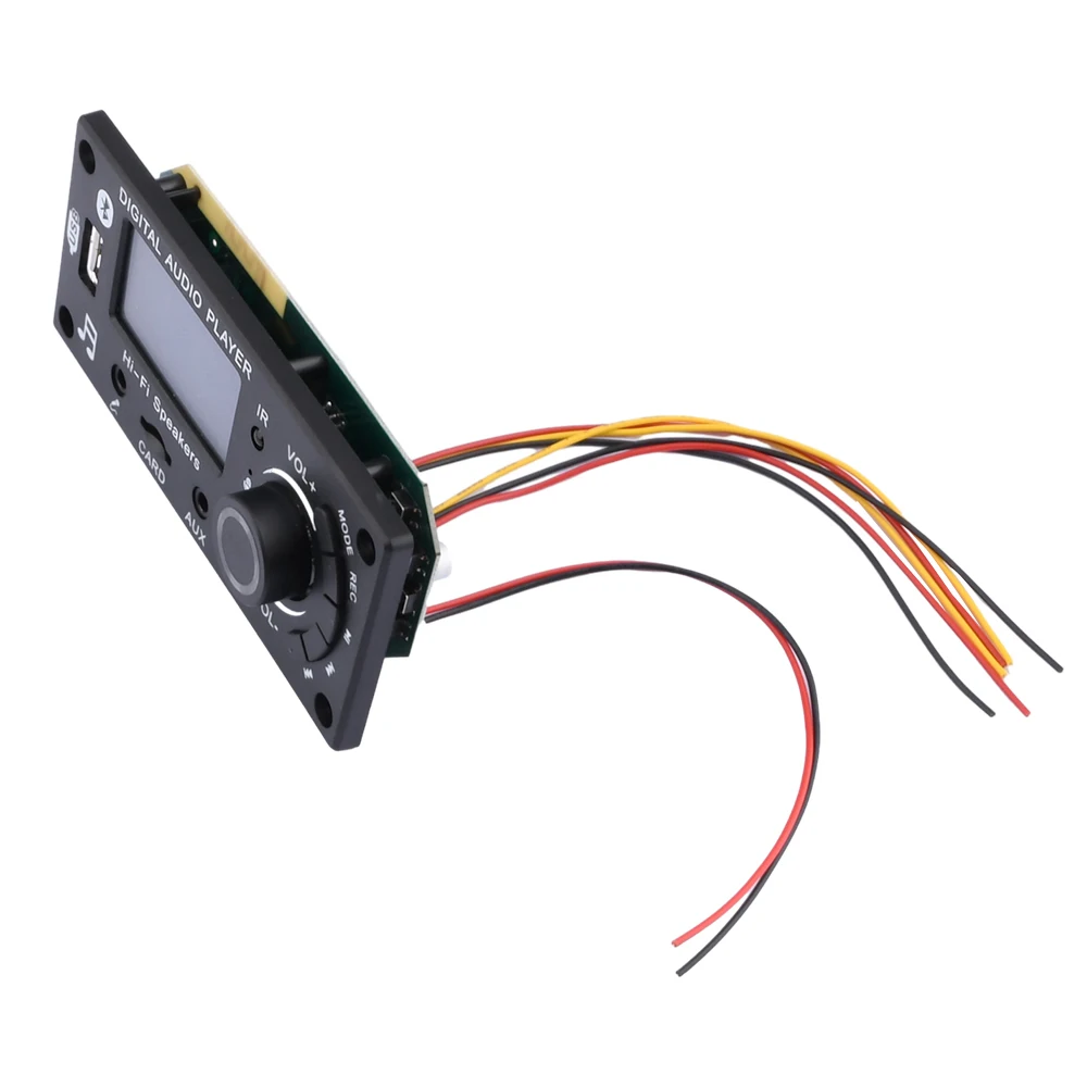 Wyświetlacz LCD płyta dekodująca Mp3 moduł Bluetooth APE FLAC dekoder WAV WMA obsługuje nagrywanie tekstów radiowych