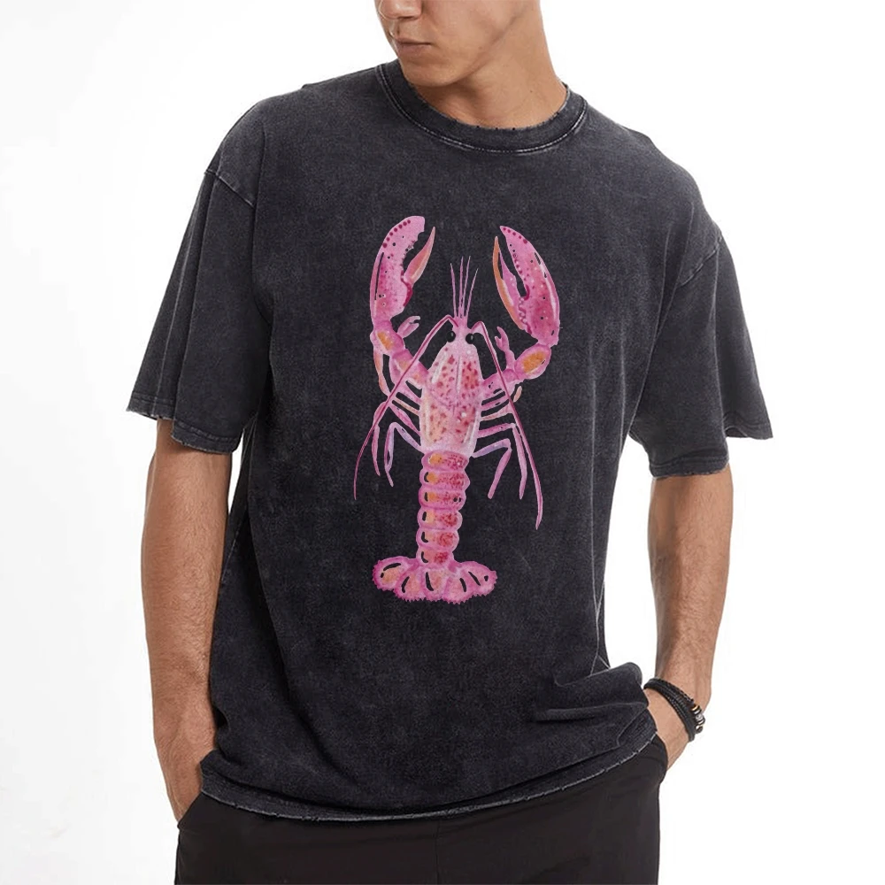 Camiseta Vintage de gran tamaño con dibujos de animales Y2K, ropa de mujer, camiseta informal de algodón con cuello redondo, camisetas gráficas coloridas, ropa de calle