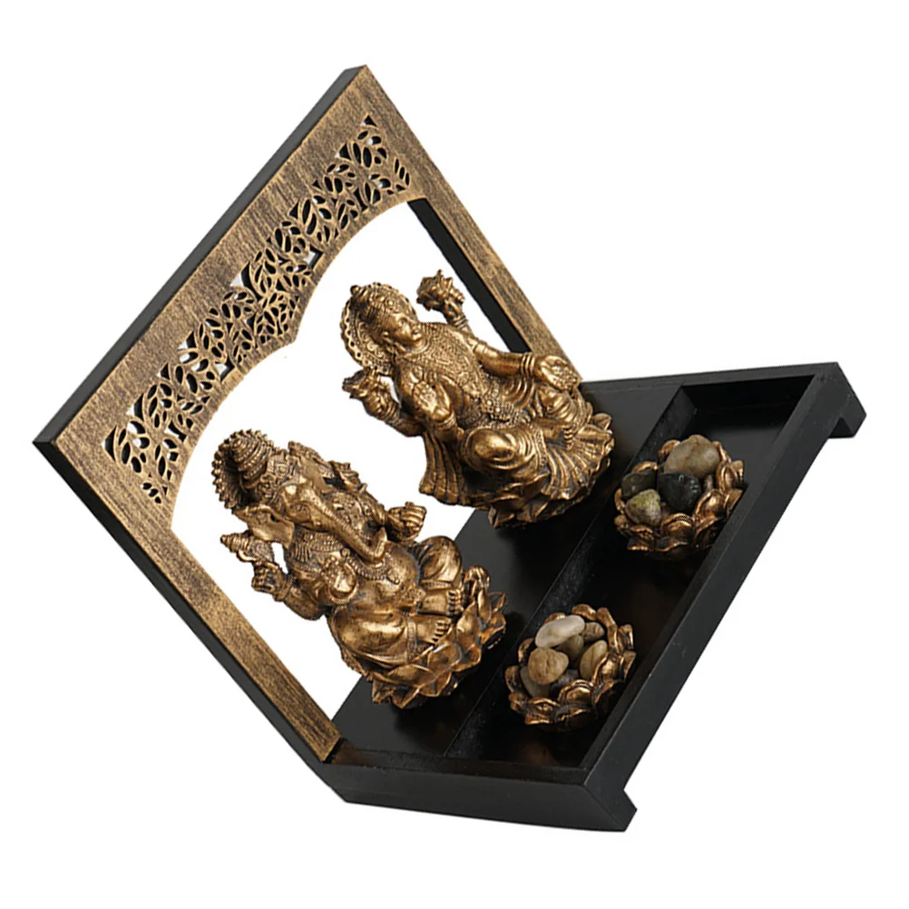 رائع الراتنج تمثال بوذا الجلوس نمط الكلاسيكية منحوتة ديكور غرفة مكتب المنزل الراتنج البوذية تمثال الحرف حلية