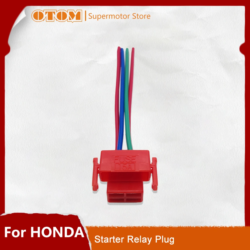 OTOM Motorcycle Starter Relay Plug 4 Plug For HONDA CB CBF CBR CRF VT VR 250 400 450 500 600 700 900 1000 1100 Dirt Bikes Parts