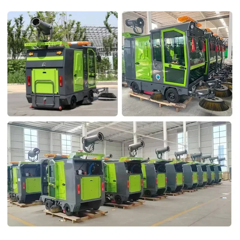 Hot Selling Road Cleaning Machine Sweeper Ride-on Drive Auto Floor Sweeper Long Range Electric Floor Cleaning Sweeper