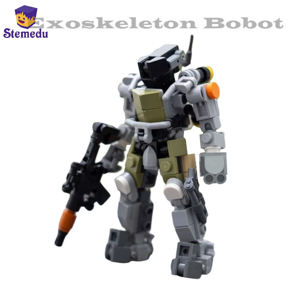 

MOC Robot Building Kit Cartoon Armor Building Blocks Action Figure Bricks Assemble Educational Toy Birthday Gift for Kids Legoed