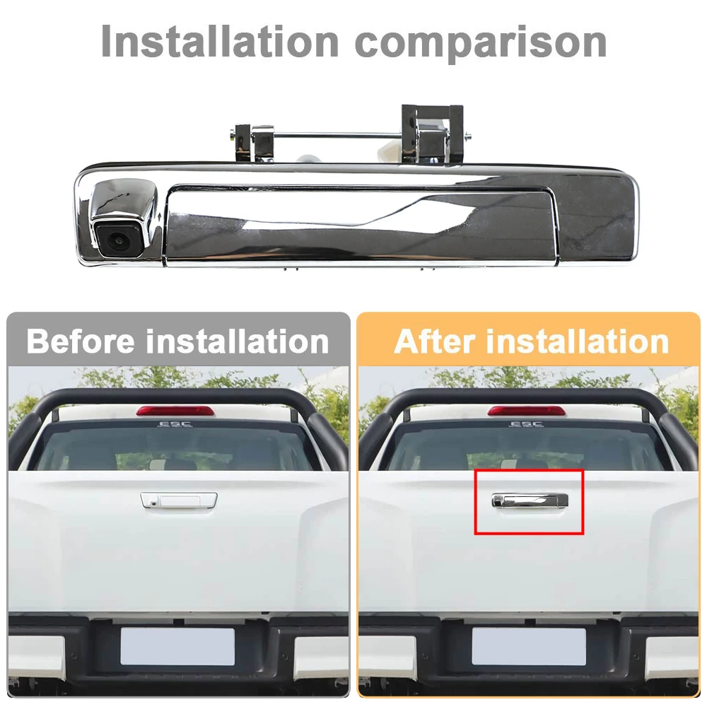 Carsanbo Rear View Camera For Isuzu D-max 2019 2020 2021 2022 2023 Pickup Truck Automobile Car Reversing Parking Camera
