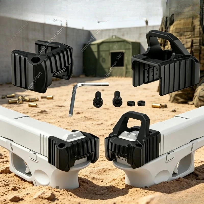 Tactical Rear Plate Slide Aid Pull Handle Fit G17 G19 G20 G21 G22 G34 G39 Airsoft Model Upgrade Spare Parts
