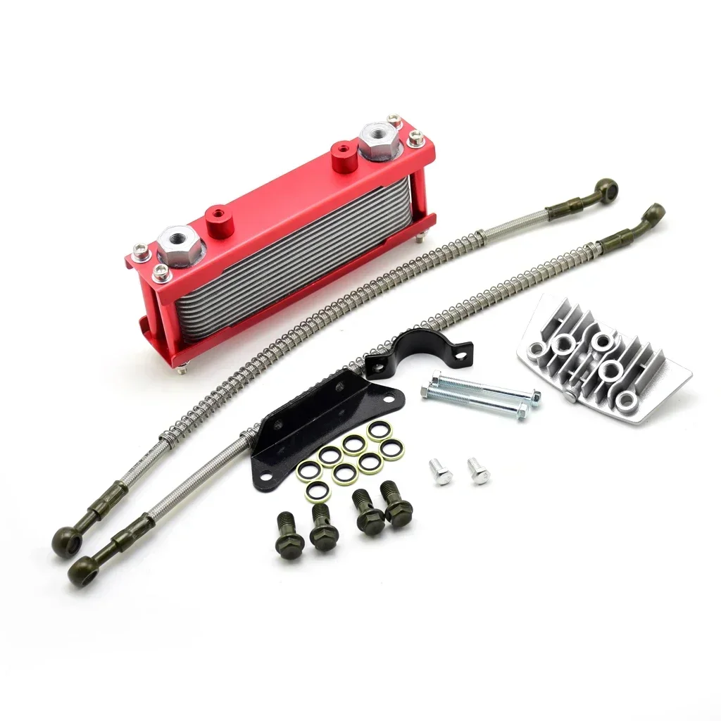 

Engine Oil Cooler Radiator cooling For Honda monkey bike 50cc 90cc 110cc 140cc 150cc Chinese Lifan KAYO Dirt Pit Bike Pitbike