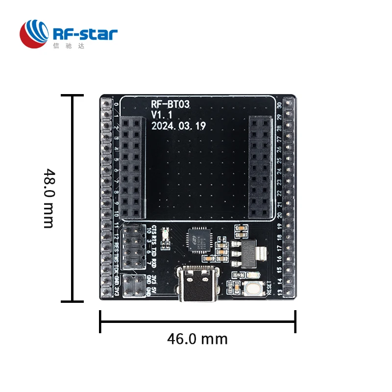 TI CC2652P Development Board Zigbee Module Test Board USB-to-UART Tool Serial Adapter for Debugging CC2652P/P7 Modules