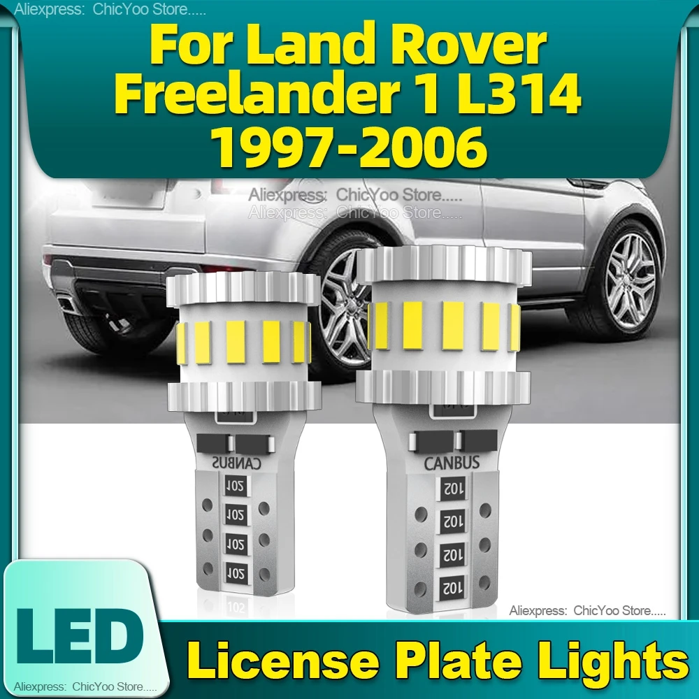 

LED Bulb T10 W5W Canbus 12 V 6000K License Plate Lights For Land Rover Freelander 1 L314 1997-2000 2001 2002 2003 2004 2005 2006