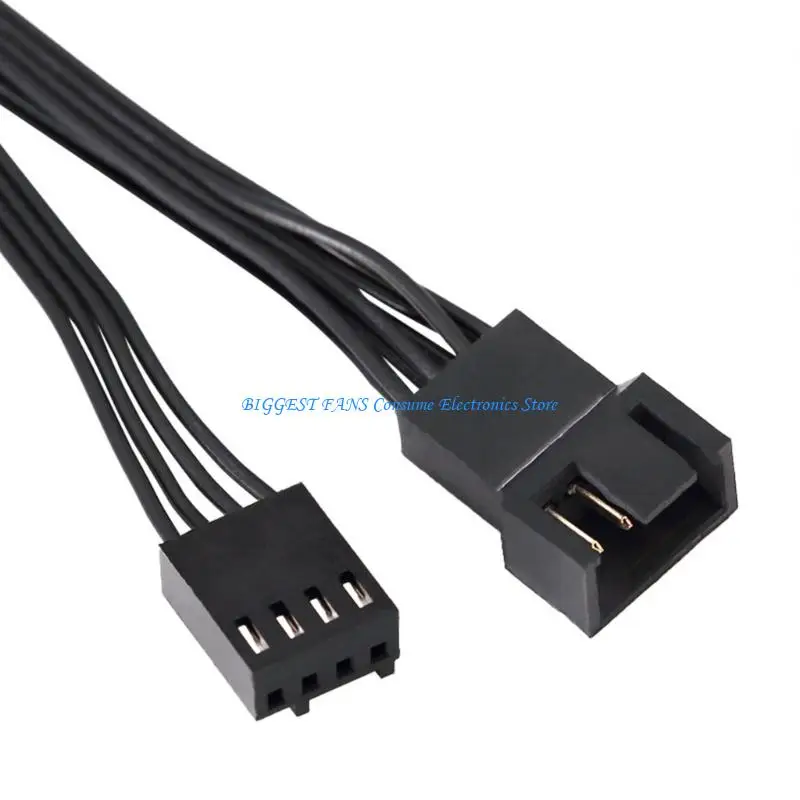 Cable flexible distribución alimentación del divisor ventilador 4pin PWMS para enfriamiento personalizable