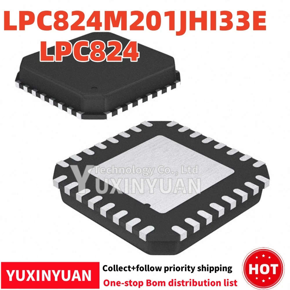 1PCS  LPC824M201JHI33E   LPC824 QFN32  IC   100%good YUXINYUAN