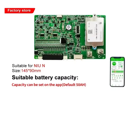 Für NIU Smart BMS LiFePo4 NQi N1S M1 U1 Original Lithium-Batterie-Schutzplatine für Elektrofahrräder mit Bluetooth