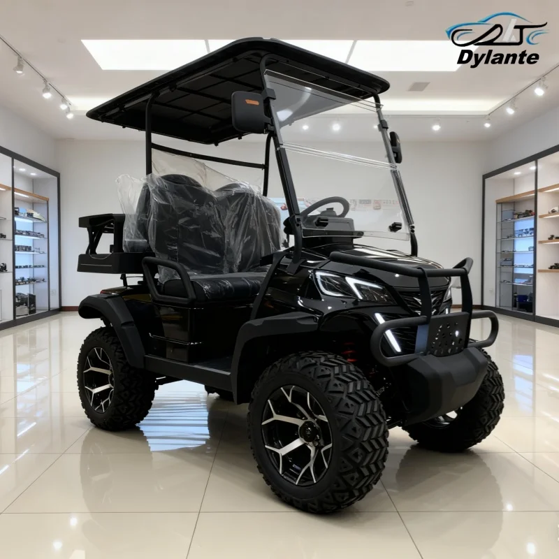 الشركة المصنعة للتخصيص 80-100 كجم صغير 45 كم/ساعة نادي عربات التي تجرها الدواب عربة جولف كهربائية لدورات الغولف بالجملة والتجزئة #3