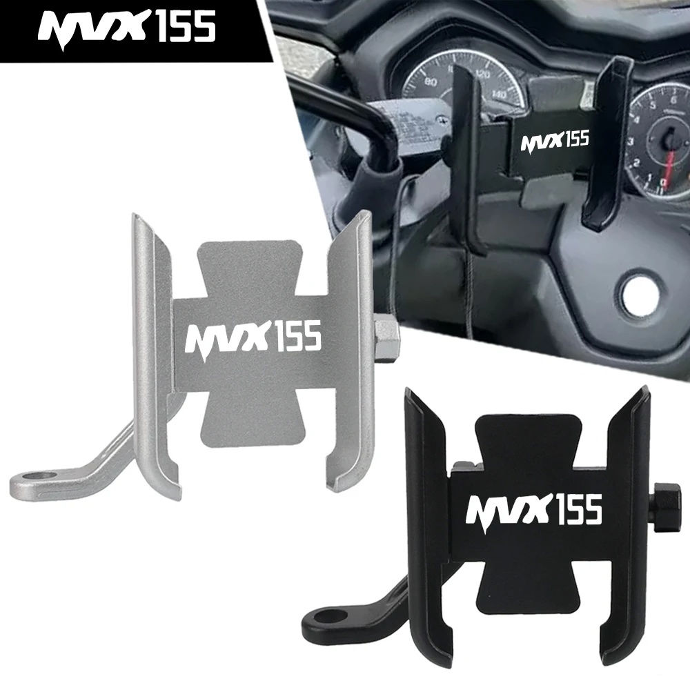 Motorcycle Accessories Handlebar Mobile Phone Holder GPS Stand Bracket For Yamaha NVX155 NVX 155 2017 2018 2019 2020 2021-2024