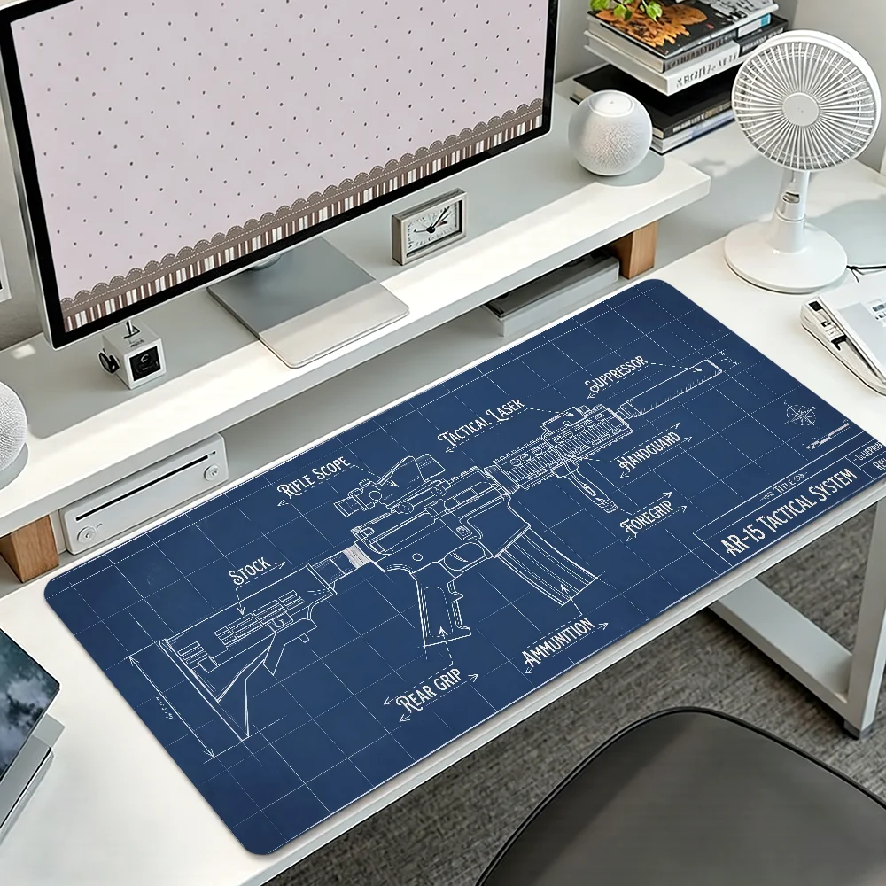 Game G-Gun Parts Mouse Pad Non-slip Thickened MousePad Student Gaming Cushion Large Writing Lockedge Office