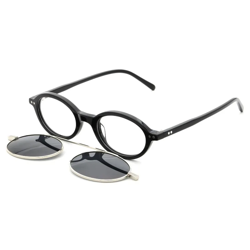 

Солнцезащитные очки женские овальные, модные, с магнитным креплением, с поляризацией, для небольших лиц, с защитой UV400, для улицы