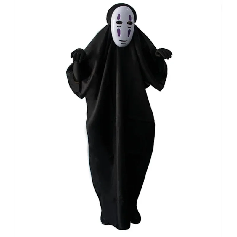 ZA01 Аниме-косплееры без лица, подходящие для вечеринок на Хэллоуин, включая маски и перчатки 1Lm@