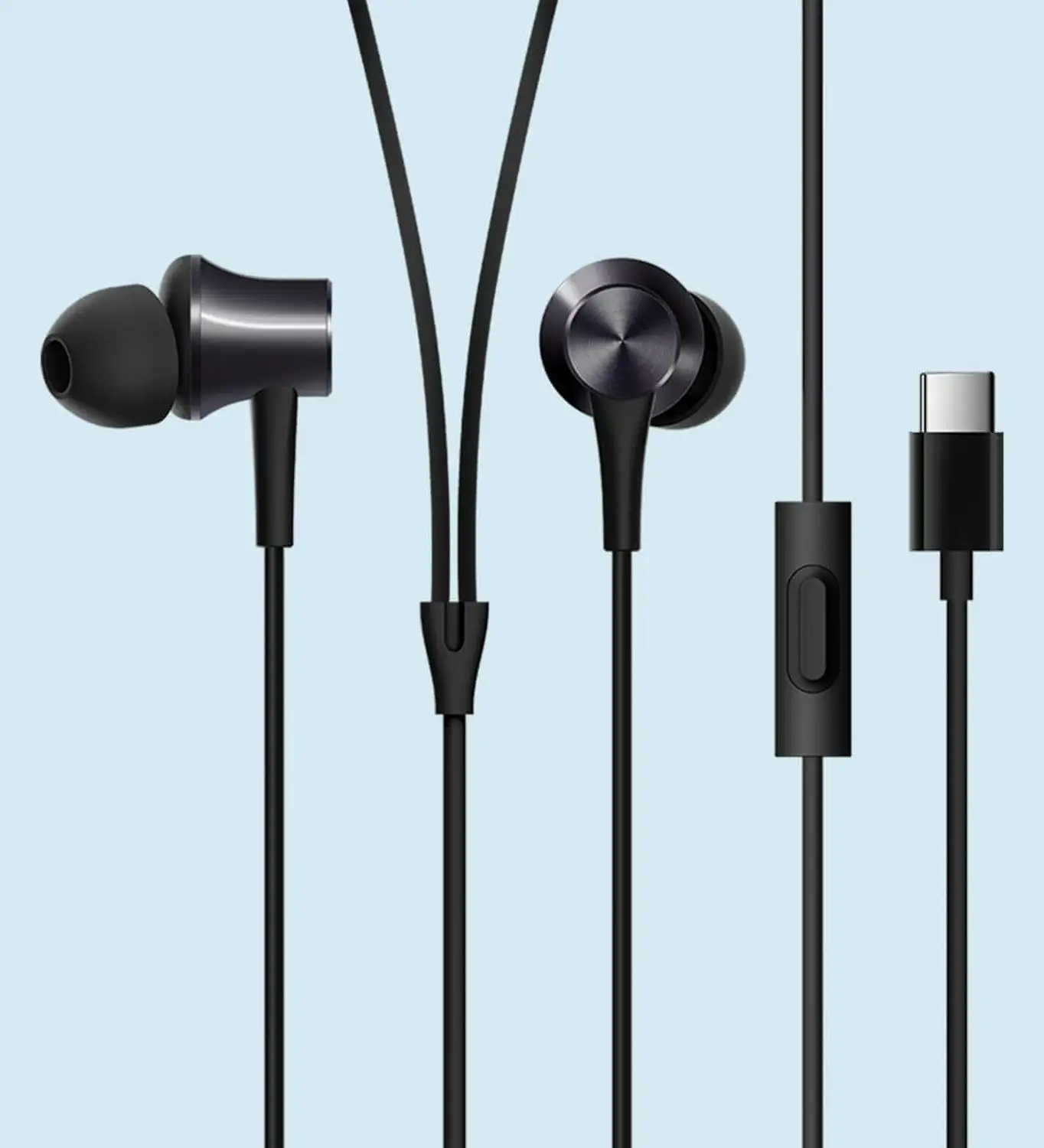 Original Xiaomi Piston 3 Earphone Type-c Version In-Ear Mi Earphones Wire Control With Mic For Mobile Phone Headset Iphone15