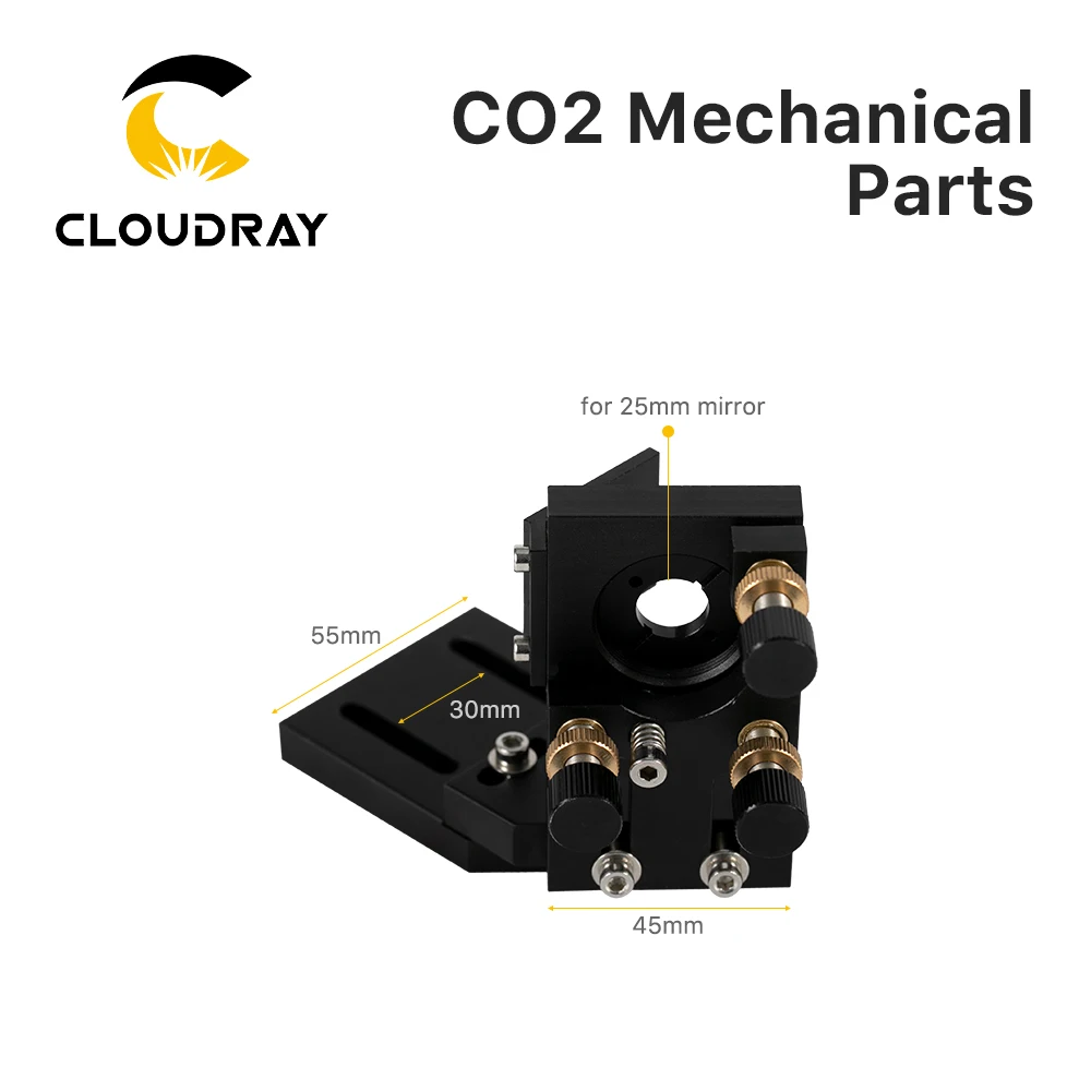 Imagem -04 - Cloudray e Série Peças Mecânicas do Laser de Co2 Componentes de Metal para Faça Você Mesmo Co2 Gravação a Laser Máquina Corte