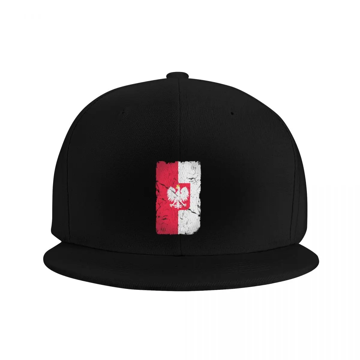 Flag of Poland with polish eagle DistressedCap Baseball Cap Hat Luxury Brand cute Mens Hats Women's