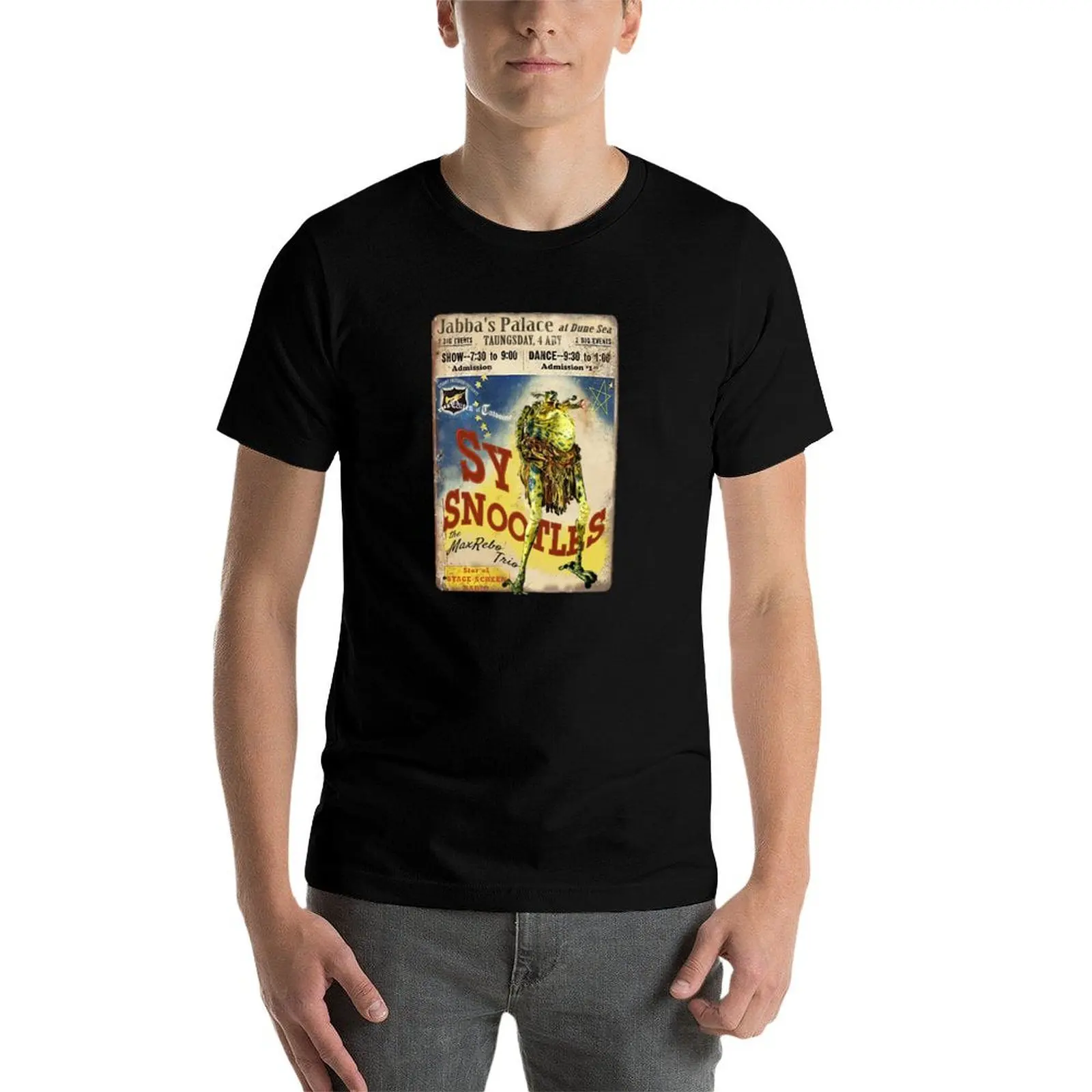 

Sy Snootles in Vintage Style Fan Art Concert Poster T-Shirt man tshirt t shirts for man cotton funny t shirts designer T-Shirt