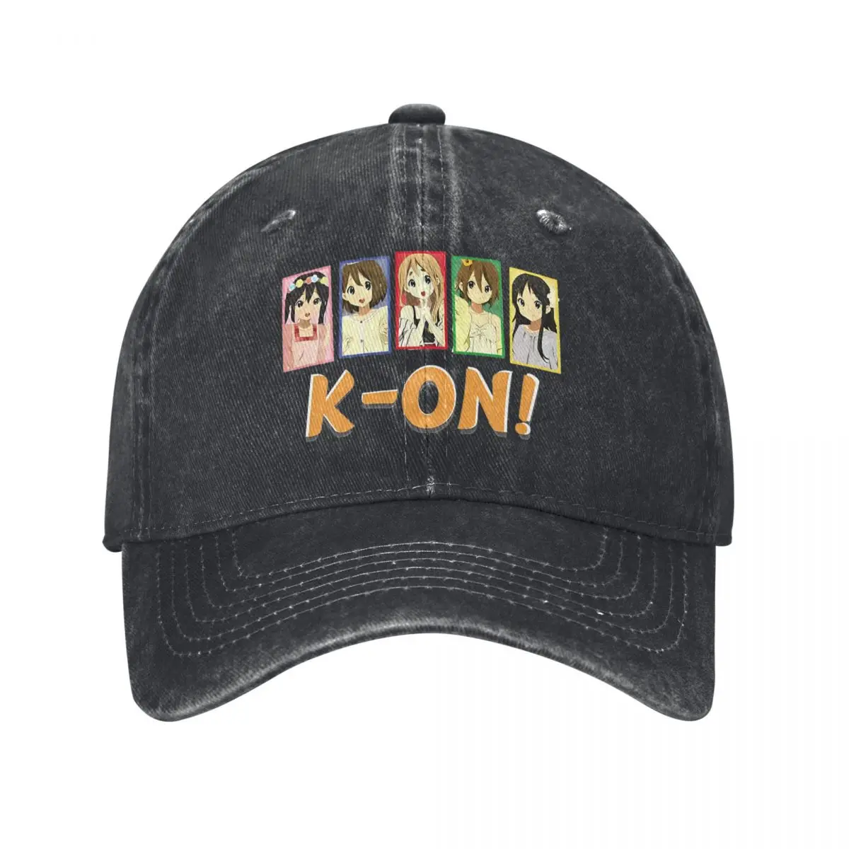 K ON Anime Unisex Style Baseball Caps Comic Distressed Denim Caps Hat Classic Outdoor Summer Adjustable Snapback Cap