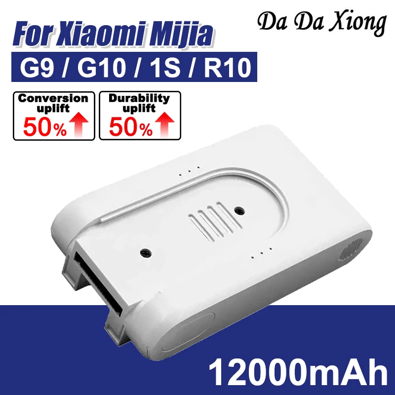 

НОВЫЙ Аккумуляторный блок 25.2В 12000мАч для беспроводного пылесоса Xiaomi Mijia G9 G10, аксессуары 12000мАч