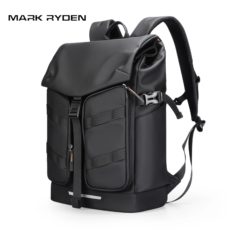 Mark ryden backpack for men\'s commuting backpack, leisure computer bag, large capacity travel trend, personalized backpack