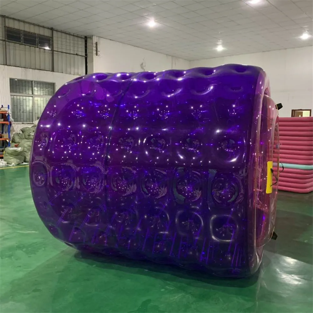 팽창식 워터 롤러 볼 팽창 실린더 Zorb 볼, 펌프 포함, 2.4x2.2m