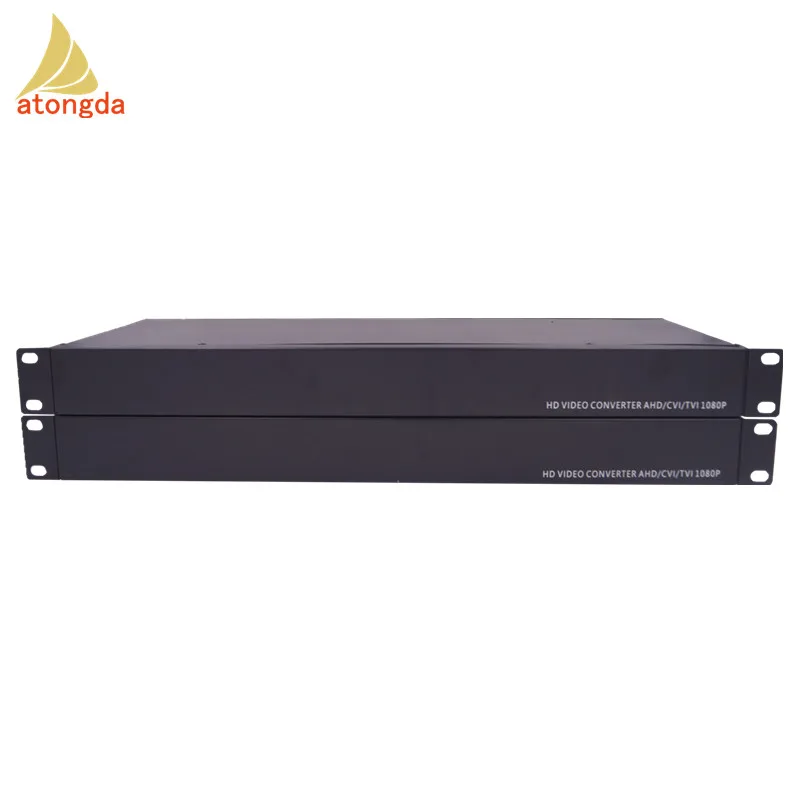 720P 960P 32 channel HD CVI/AHD/TVI  Coaxial BNC to fiber optic video media converter