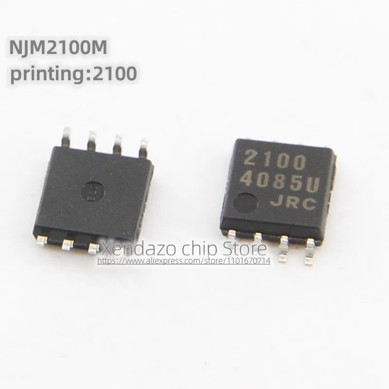 10pcs/lot NJM2100M NJM2100 JRC2100 Silk screen printing 2100 SOP-8 package Original genuine Dual operational amplifier chip